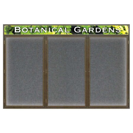 United Visual Products Open Faced Traditional Rounded Corkboard UV642ARC-GOLD-PEARL